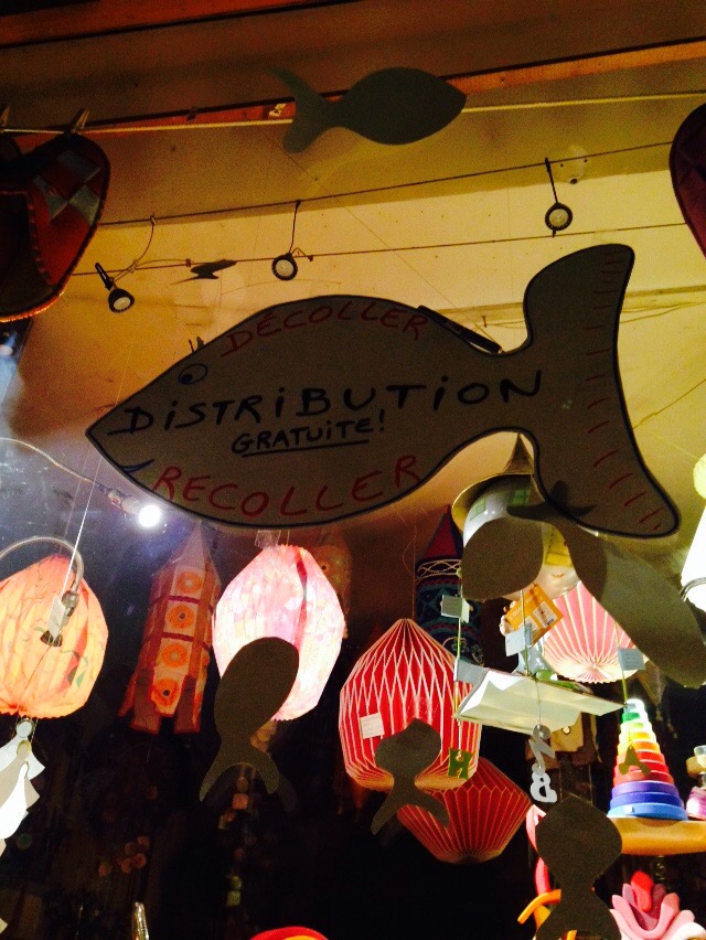 free paper fish brussels